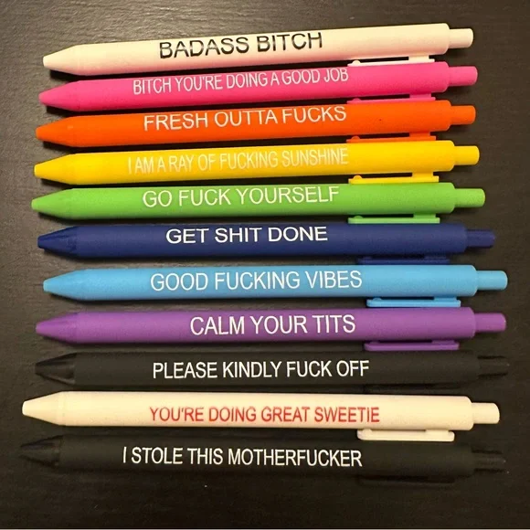 NEW SWEAR PEN W/ POSITIVE AFFIRMATION CARD $10 EACH - Picture 1 of 2